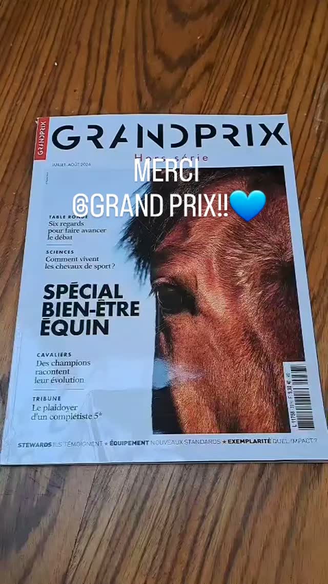 Achetez le Hors série GRAND PRIX : bien être et performance...🎯💪🐎
#welfare #cheval #equitationscience
