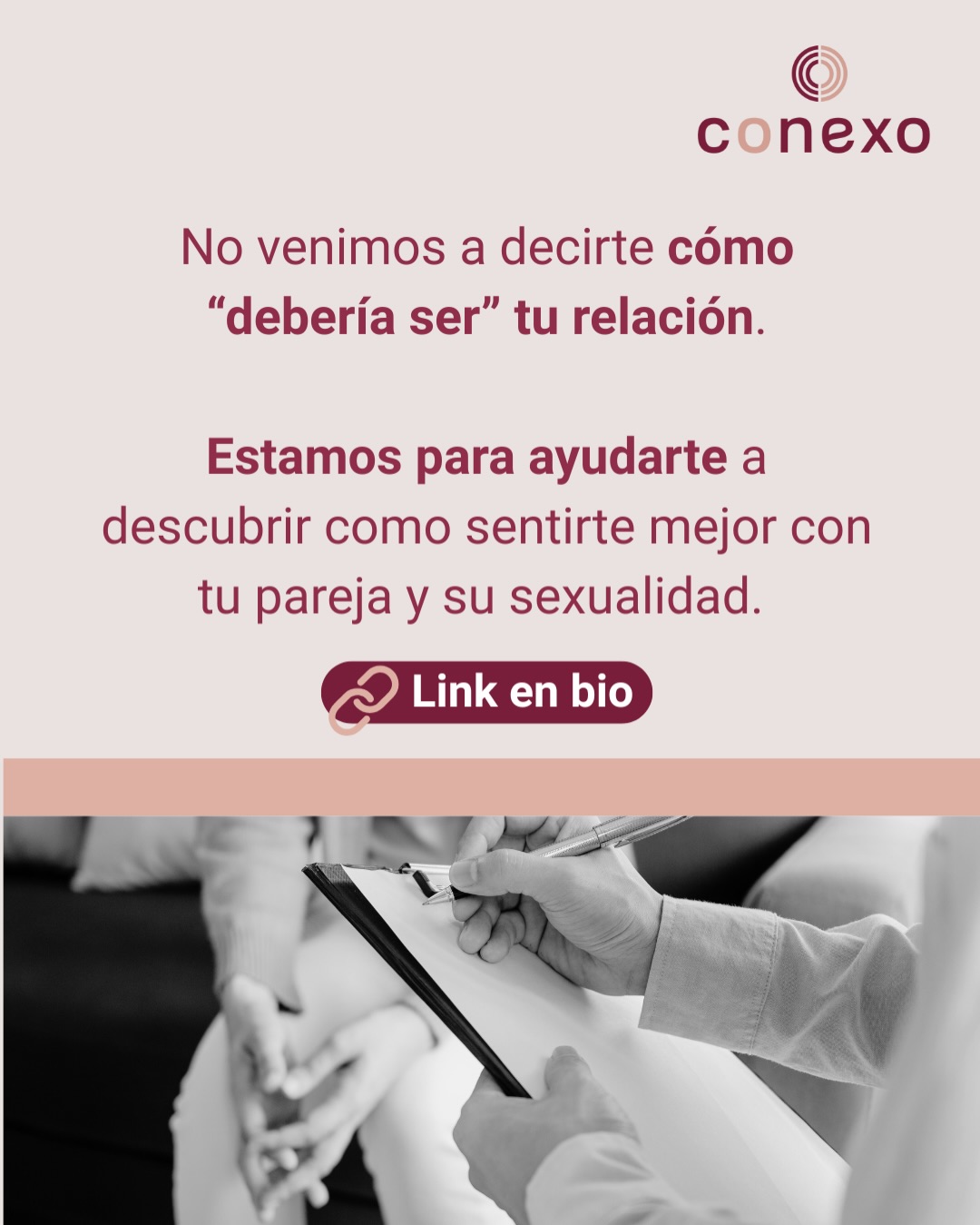¿Tienes dudas sobre cómo podemos ayudarte?Escríbenos por WhatsApp, a través del link en la bio, y empezaremos con el proceso terapéutico.#ConexoSexualidadyPareja #TerapiaDePareja #RelacionesSanas