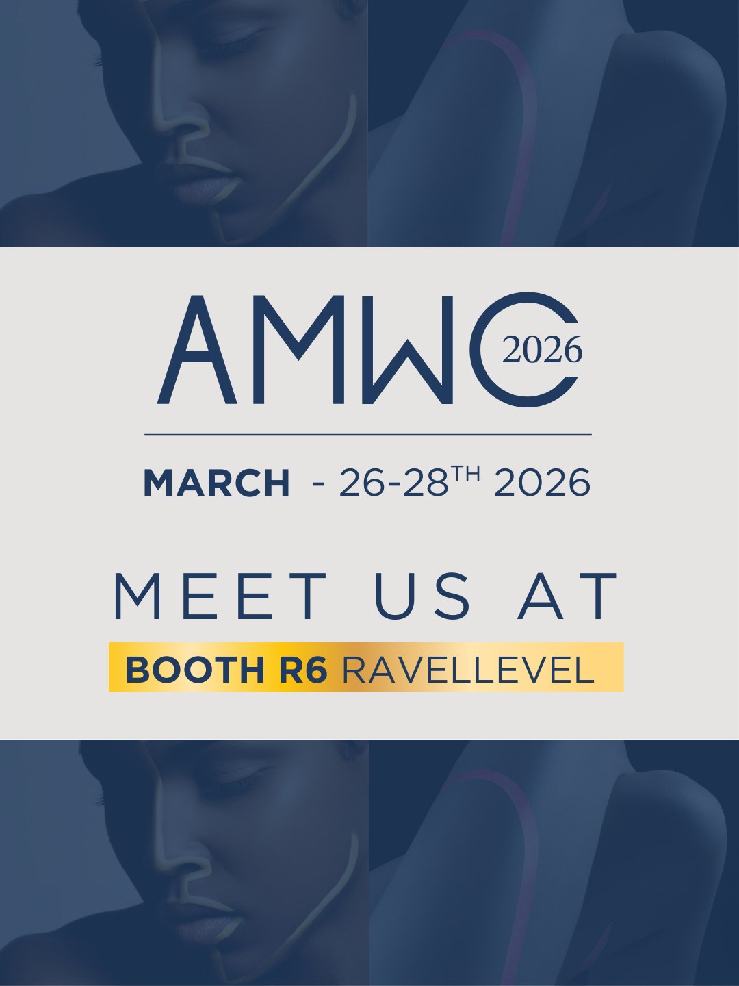 Real Lasting, como distribuïdor oficial de Sunekos en España, nos complace informar que estarán presentes en el 𝗔𝗠𝗪𝗖 𝟮𝟰𝘁𝗵 𝗪𝗼𝗿𝗹𝗱 𝗖𝗼𝗻𝗴𝗿𝗲𝘀𝘀 𝟮𝟬𝟮𝟲 (Montecarlo).
Organizando dos simposios patrocinados:
📍 BOOTH R6 | RAVEL LEVEL
Asiste a sus dos simposios exclusivos para profesionales de la medicina estética:
🗓️ 26 de marzo – 11:00h
📌 Sala Genevoix
Mejora de los resultados con Sunekos Performa – Dr. Mance
🗓️ 27 de marzo – 17:30h
📌 Sala Genevoix
Corrección regenerativa con Sunekos Cell 15 y Sunekos Body – Dr. Boca
La Dra. Elena Fasola expondrá en sesión científica no patrocinada los resultados del estudio multicéntrico prospectivo publicado en Women.
🗓️ 26 de marzo – 18:00h
Contenido dirigido exclusivamente a profesionales sanitarios.
Estaremos encantados de conocerte durante el congreso y te invitamos a participar en nuestras sesiones.
#AMWC2026 #SunekosInticare #EvidenciaClínica #MedicinaEstética