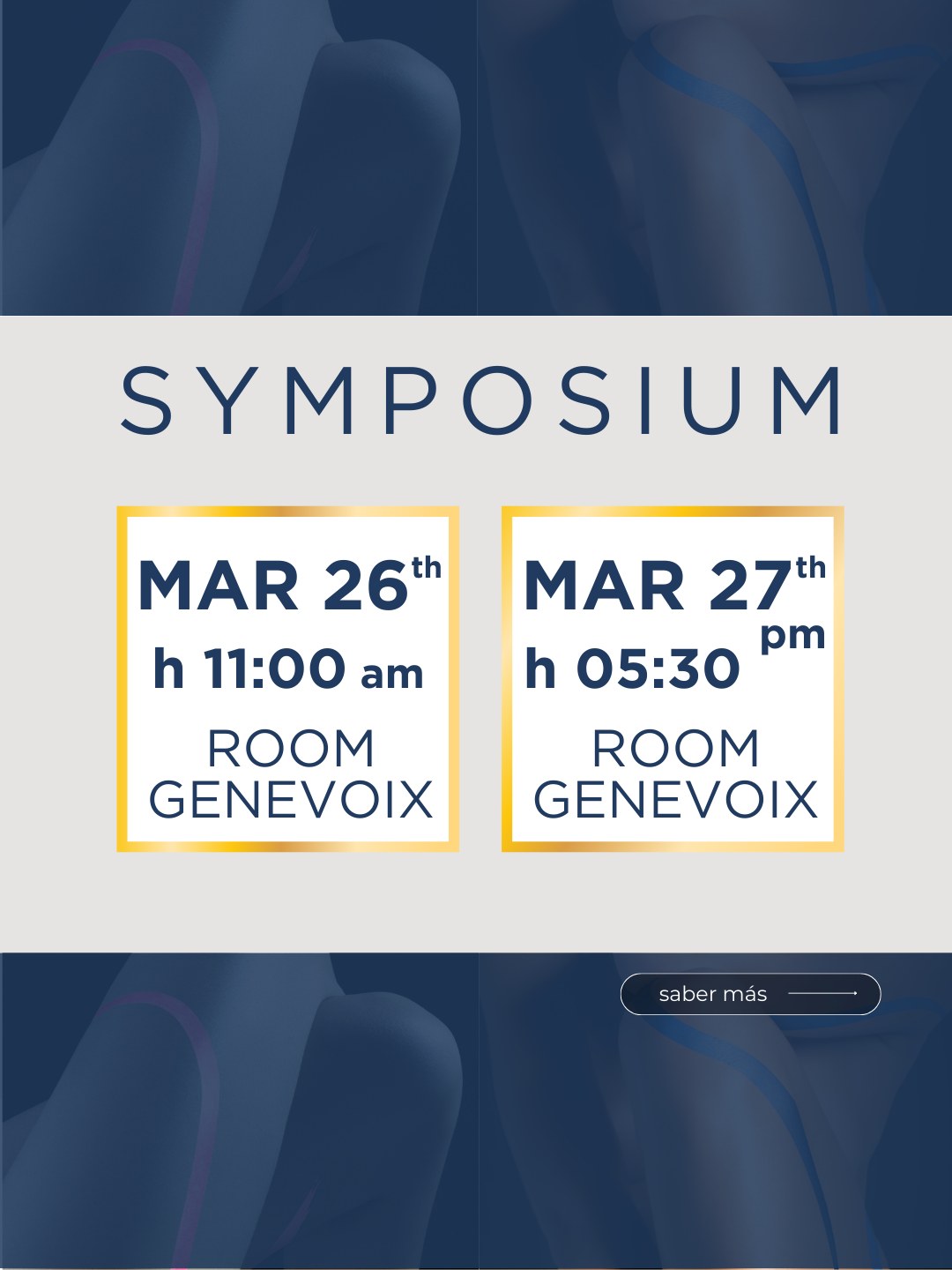 Real Lasting, como distribuïdor oficial de Sunekos en España, nos complace informar que estarán presentes en el 𝗔𝗠𝗪𝗖 𝟮𝟰𝘁𝗵 𝗪𝗼𝗿𝗹𝗱 𝗖𝗼𝗻𝗴𝗿𝗲𝘀𝘀 𝟮𝟬𝟮𝟲 (Montecarlo).
Organizando dos simposios patrocinados:
📍 BOOTH R6 | RAVEL LEVEL
Asiste a sus dos simposios exclusivos para profesionales de la medicina estética:
🗓️ 26 de marzo – 11:00h
📌 Sala Genevoix
Mejora de los resultados con Sunekos Performa – Dr. Mance
🗓️ 27 de marzo – 17:30h
📌 Sala Genevoix
Corrección regenerativa con Sunekos Cell 15 y Sunekos Body – Dr. Boca
La Dra. Elena Fasola expondrá en sesión científica no patrocinada los resultados del estudio multicéntrico prospectivo publicado en Women.
🗓️ 26 de marzo – 18:00h
Contenido dirigido exclusivamente a profesionales sanitarios.
Estaremos encantados de conocerte durante el congreso y te invitamos a participar en nuestras sesiones.
#AMWC2026 #SunekosInticare #EvidenciaClínica #MedicinaEstética