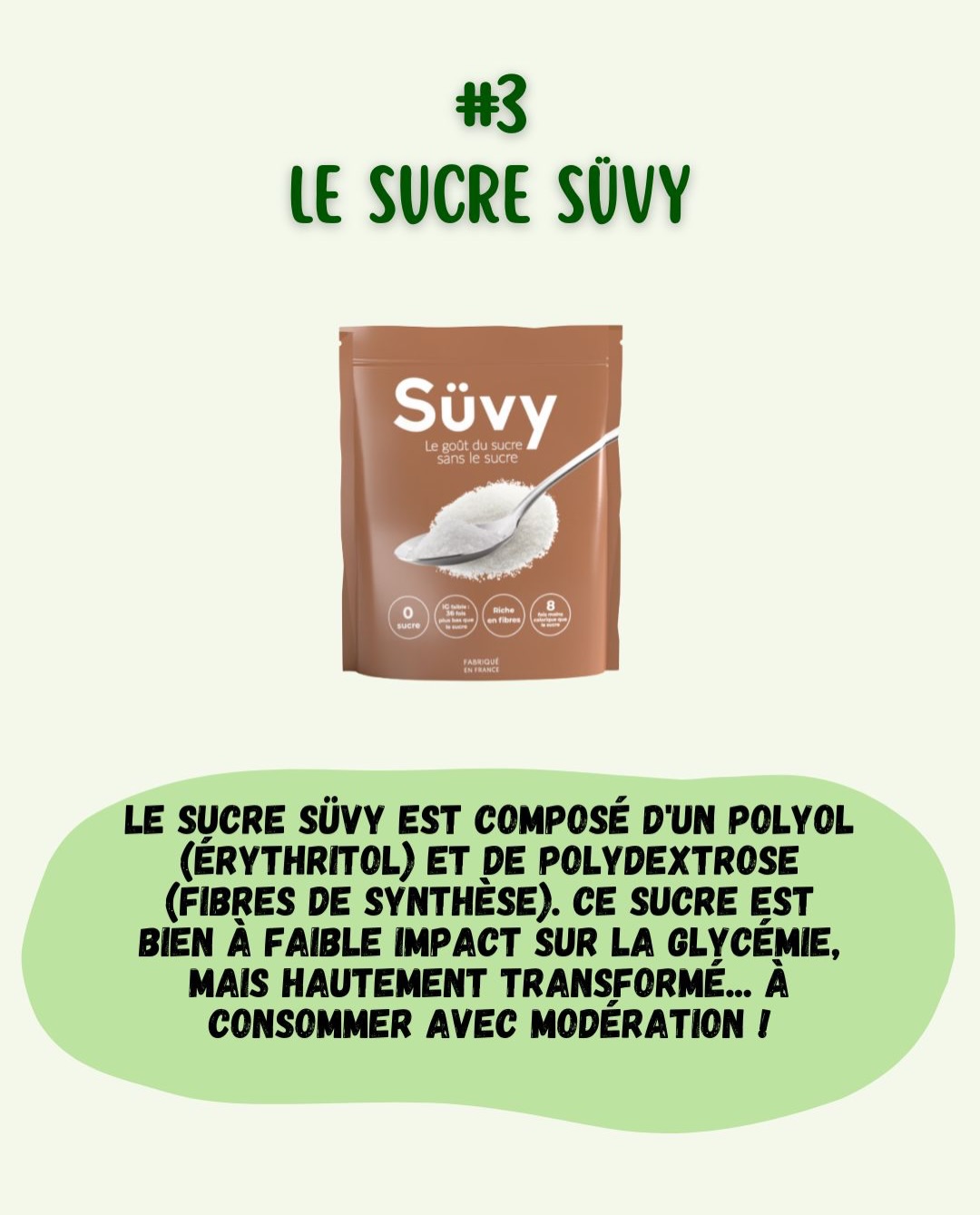 Des nouveaux produits sucrants IG bas sont disponibles depuis quelques années : sirop de chicorée, sirop de yacon, sucre Suvy…
Voici quelques informations sur ces nouveaux sucres 😊
Dites-moi un commentaire si vous les connaissiez, et si vous en consommez, lequel préférez-vous ?
Pour ma part je consomme le sirop de yacon et je compte bien tester le sirop de chicorée 🤪
#igbas #marielaureandre #passionnutrition #sucresigbas